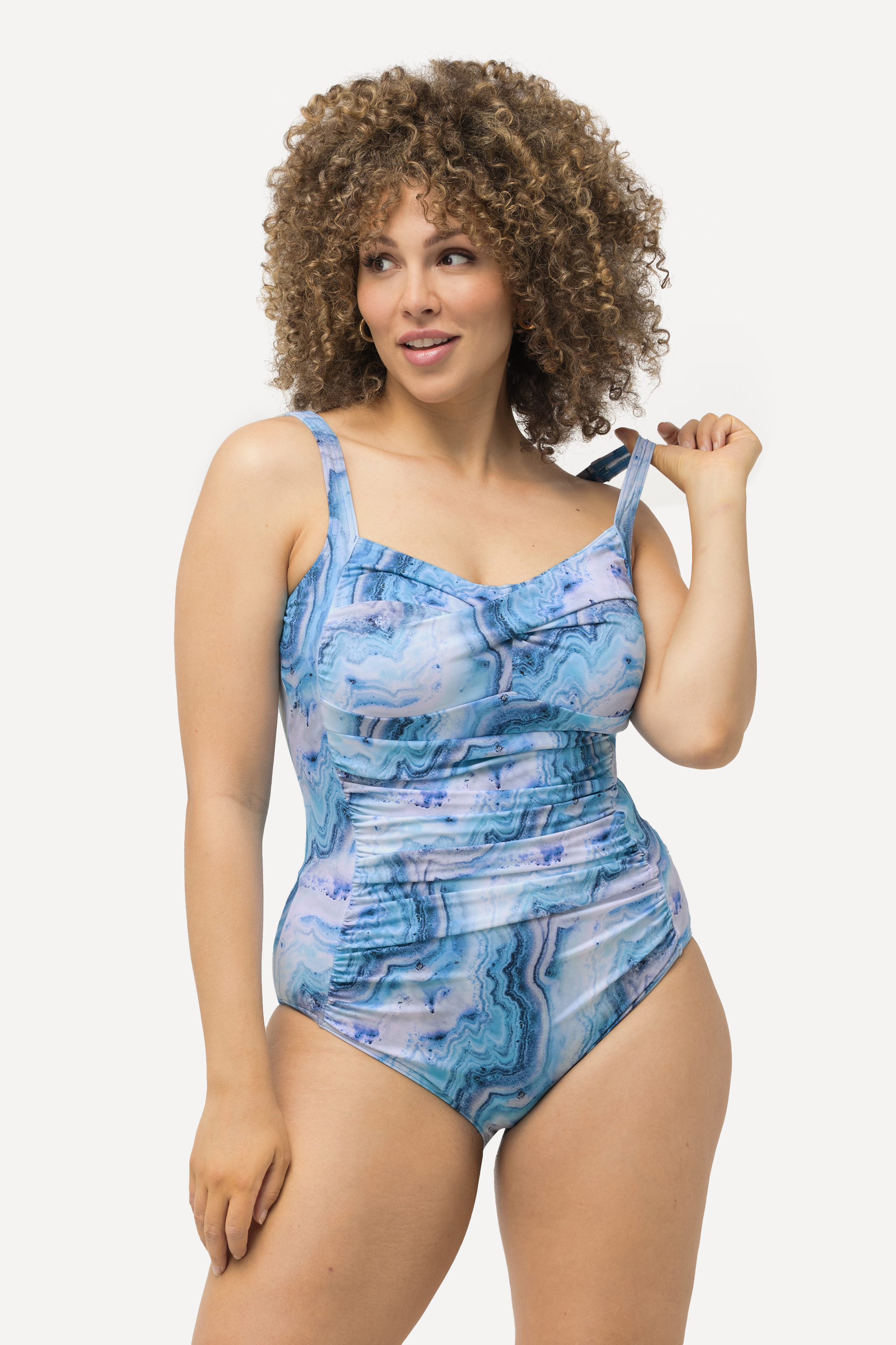 Ruched One Piece Swimsuit Plus Sizes Ulla Popken Ruched One Piece Swimsuit Plus Sizes Ulla Popken