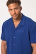 STHUGE Jersey-Hemd, Halbarm, Cuba Kragen, kastiger Fit, bis 8 XL