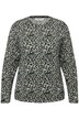 Tričko, Slim střih, leopardí potisk, kulatý výstřih, dlouhé rukávy
