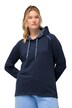 Mikina, teplákovina, rolovací okraje, kapuce, dlouhé rukávy