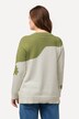 Jacquard-Pullover, Rundhals, Langarm, Biobaumwolle