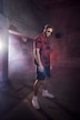 Chemise STHUGE à manches courtes, imprimé all-over floral et col kent, Coupe « flottante », jusqu'au 8XL