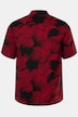 Chemise STHUGE à manches courtes, imprimé all-over floral et col kent, Coupe « flottante », jusqu'au 8XL
