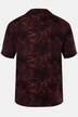 STHUGE Hemd, Halbarm, Alloverprint, Cuba Kragen, kastiger Fit, bis 8 XL