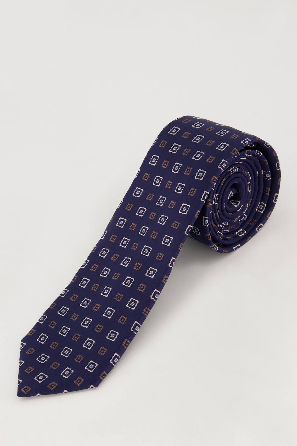 Seiden-Krawatte, Große Größen, Herren, blau, Größe: One Size, Seide, JP1880