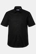 Chemise en lin mélangé STHUGE à manches courtes et col kent. Coupe « flottante », jusqu'au 8XL