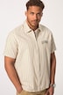 Chemise à rayures STHUGE, manches courtes et col kent, coupe Modern Fit – jusqu'au 8XL