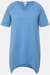 T-Shirt, Zipfelsaum, V-Ausschnitt, Halbarm, Biobaumwolle