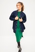 Jeanshemd, oversized, Hemdkragen, Druckknöpfe, Langarm