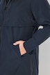 Parka, zijsplitten met rits, capuchon, ritszakken