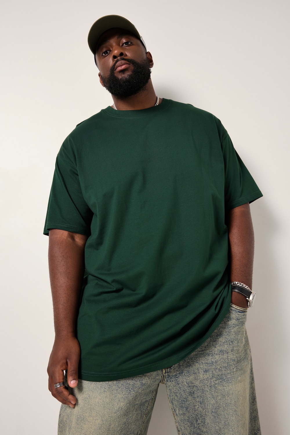 STHUGE T-Shirt, Halbarm, oversized, bis 8 XL