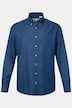 Chemise JP AWARE. Manches longues et col à pointes boutonnées. Coton bio certifié GOTS