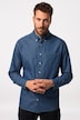 Chemise JP AWARE. Manches longues et col à pointes boutonnées. Coton bio certifié GOTS