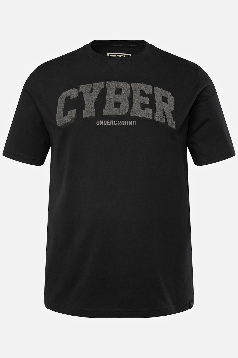 Grote Maten STHUGE T shirtmale, zwart, Maat: 6XL, Katoen, STHUGE