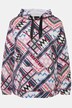 Mixed Print Long Sleeve Hoodie