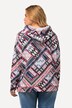 Mixed Print Long Sleeve Hoodie