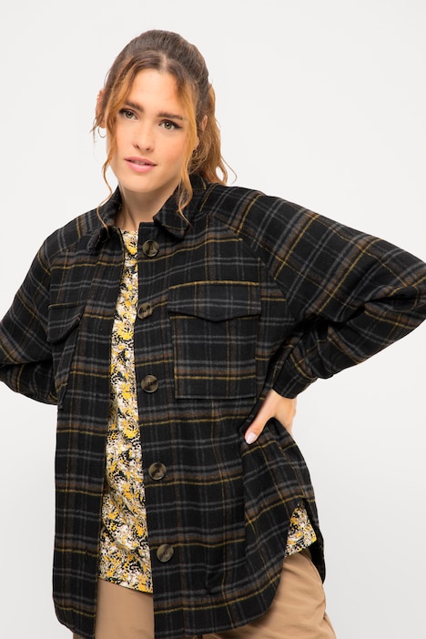 Plaid Long Sleeve Flannel Blouse | all Blouses | Blouses