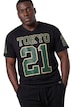 T-Shirt, Halbarm, oversized, Football Print, bis 8 XL