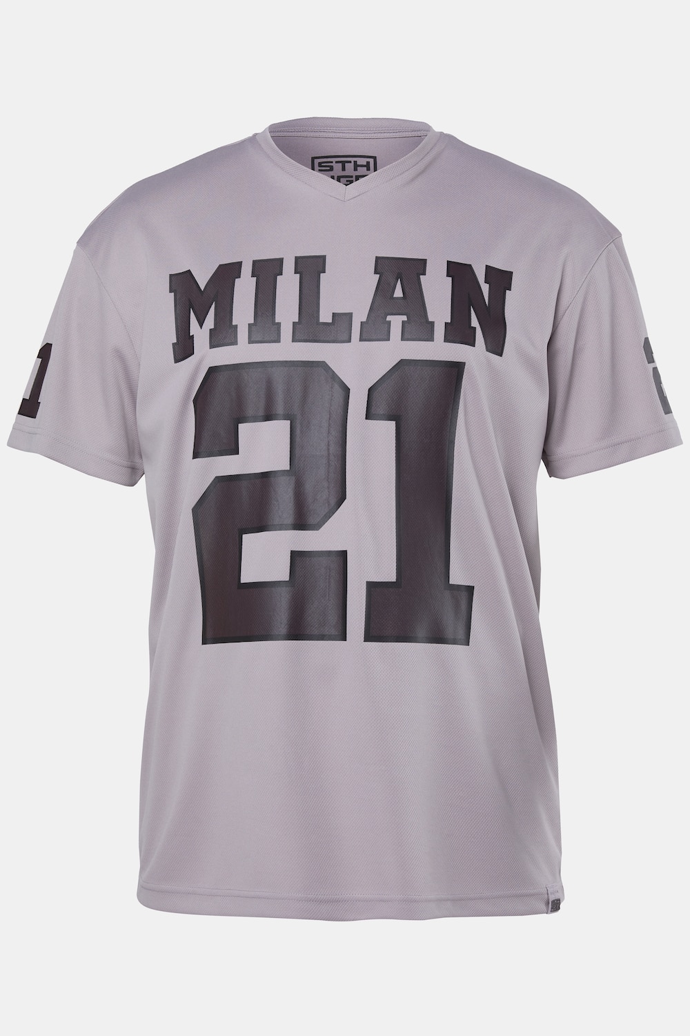 T-shirt, halve mouw, oversized, football-print, tot 8 XL