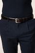 Læderbælte, business, ægte okselæder, op til 170 cm