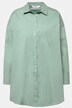 Skjorta i oversize-modell med ryggprint, krage och lång ärm