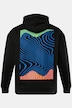 Sweat à capuche STHUGE. Coupe oversized et imprimé au dos. Jusqu'au 8XL.