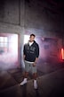 Sweat à capuche STHUGE. Coupe oversized et flocage. Jusqu'au 8XL