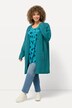 Long A-Line Open Shape Cardigan