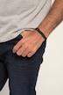 Læderarmbånd, ægte læder, metalspænde