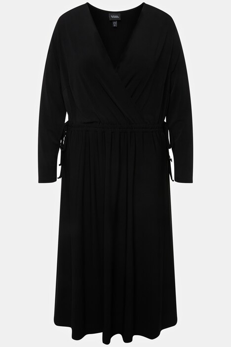 Unbranded Women's Jersey Stretch Midi Bodycon Dress - Cap Sleeve, Crew Neck (UK 8-26)