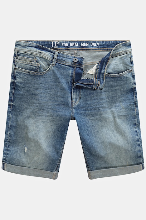 Jeans-bermuda FLEXNAMIC®, denim, buik-fit, 5-pocket, tot maat 72