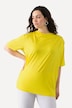 Waterfall Neckline Short Sleeve Top