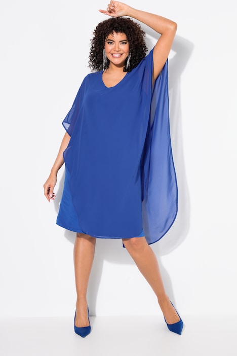 Chiffon Cape Dress