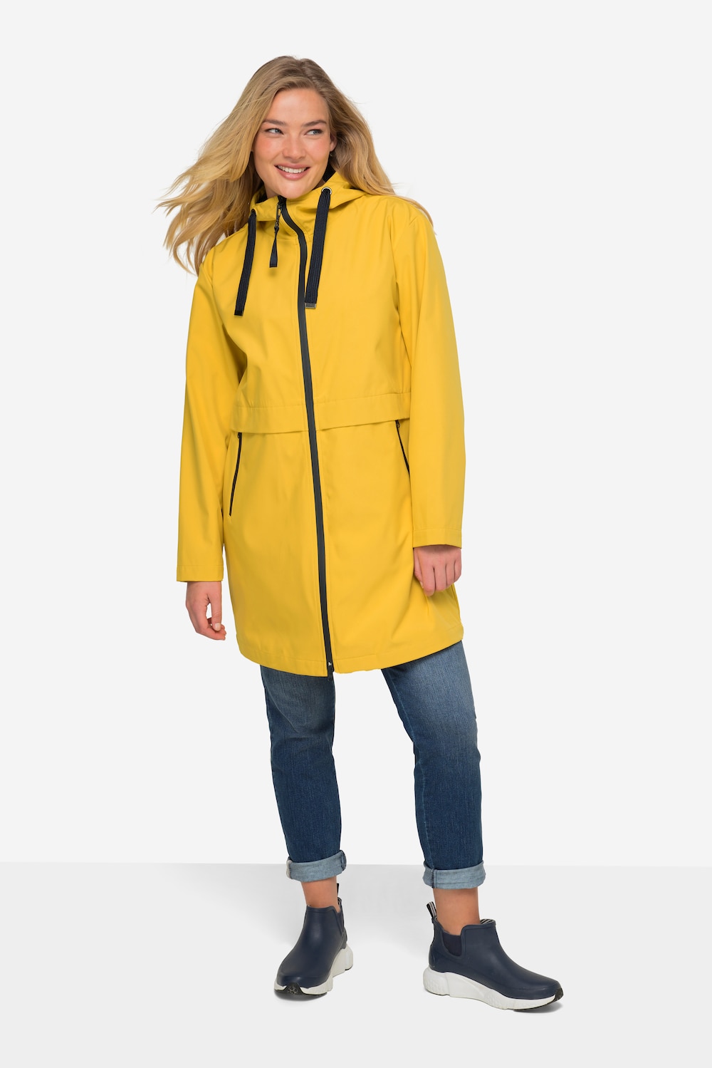 Große Größen Softshell-Jacke, Damen, orange, Größe: L, Polyester, LAURASON