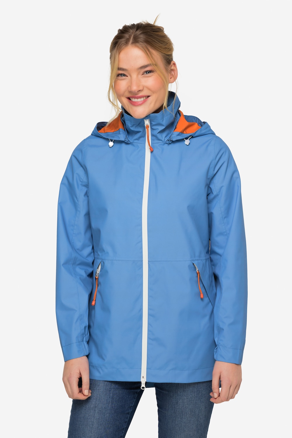 Große Größen Funktionsjacke, Damen, blau, Größe: XL, Polyester, LAURASON
