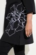 Floral Embroidery Longline Sweatshirt