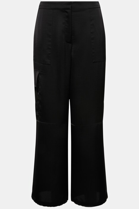 Jeans Capri Femme 7/8 - Taille élastique, Jambe Droite, Motif Et Cordon - Gris XXL