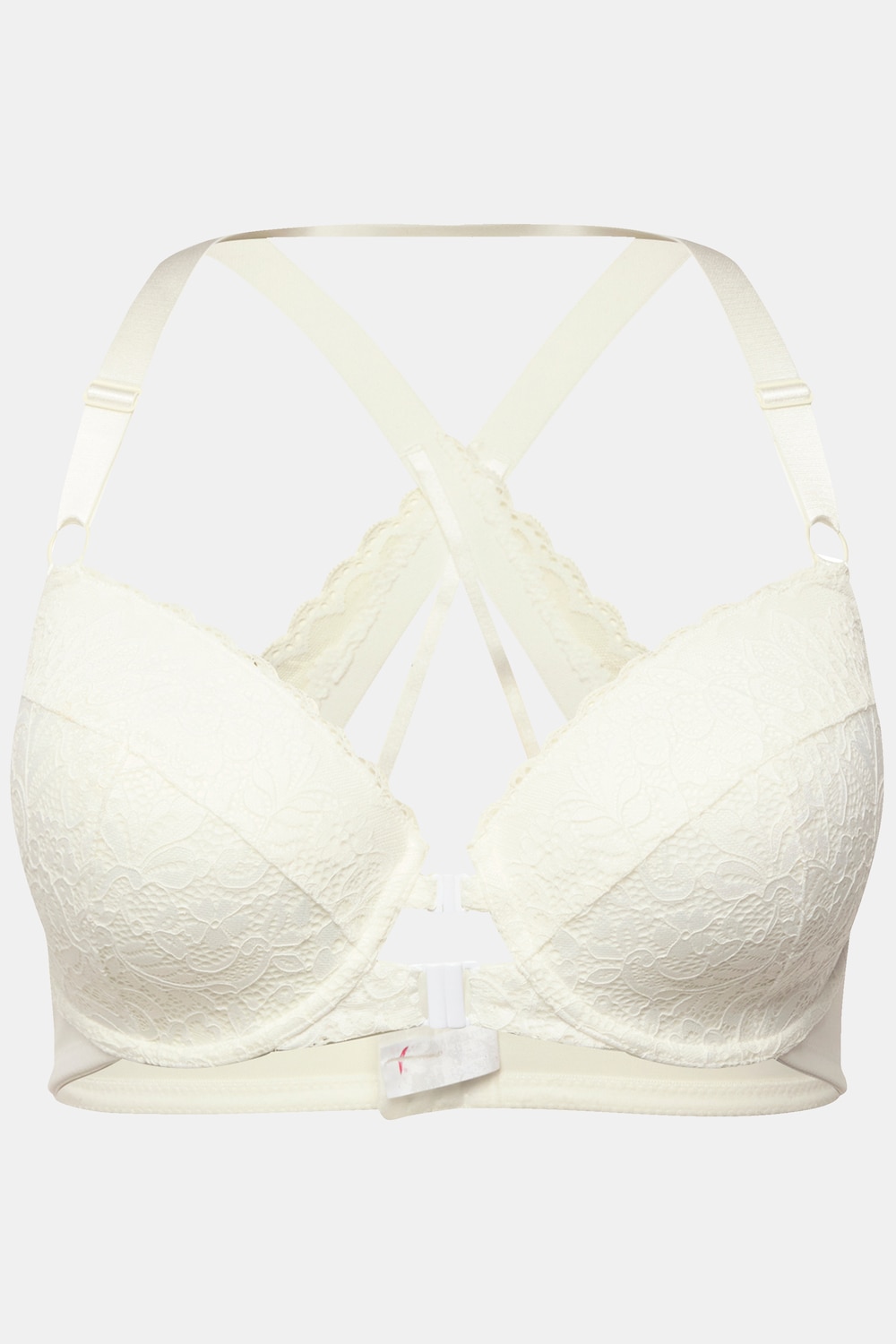 Stora storlekar Bygel-BH med mjuka kupor, Dam, beige, storlek: 95C, Syntetfibrer/Elastan, Ulla Popken