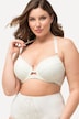 Lacy Front Close Underwire Bra