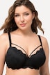 Beugelbeha, zachte cups, kant, decoratieve bandjes, cup B - F