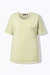 Cold Dye Ruffle Edge Pocket Tee