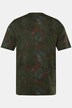 T-shirt, rękaw 1/2, okrągły dekolt, roślinny nadruk na całości, w rozm. do rozmiaru 8XL