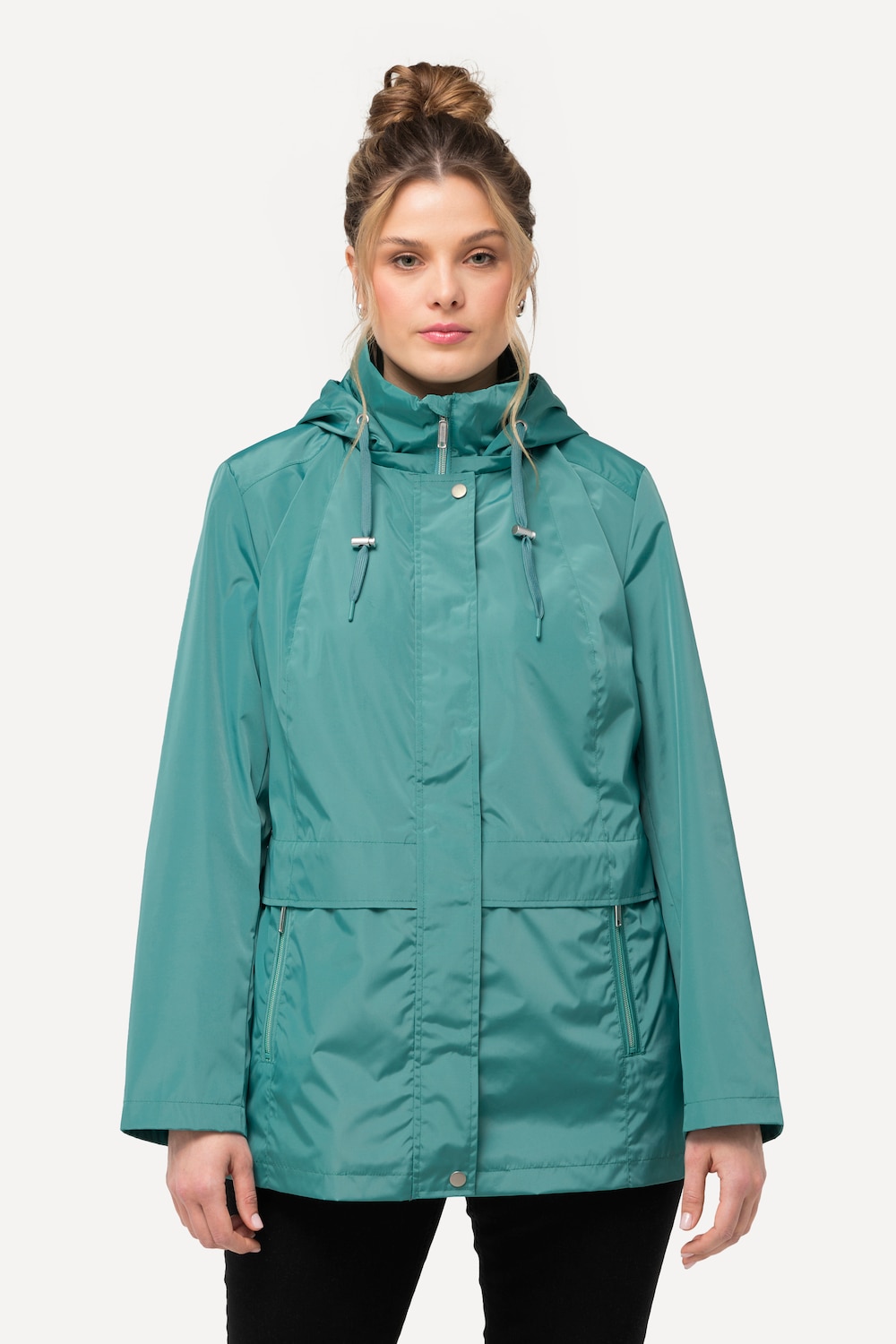 Große Größen HYPRAR Windbreaker-Jacke, Damen, türkis, Größe: 50/52, Polyester, Ulla Popken