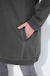 Sweatjurk, opstaande kraag, lange mouw, zakken