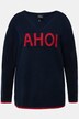 Pullover, Ahoi, Oversized, V-Ausschnitt, Langarm