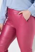 Bengalinhose Sienna, Lederoptik, schmales Bein, Komfortbund