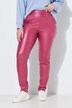 Bengalinhose Sienna, Lederoptik, schmales Bein, Komfortbund