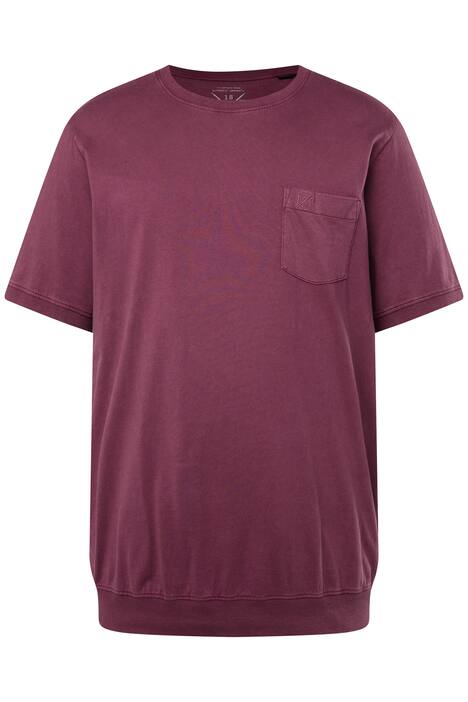 Tričko, břišní střih, kulatý výstřih, krátké rukávy, vintage vzhled, do 8XL