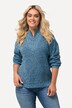 Pullover, Oversized, Toyerkragen, Langarm