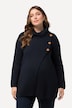 Bellieva Pullover, A-Line, Schlitz mit Knöpfen vorne, Stillfunktion, Langarm